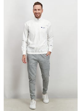 Champion Men Sportwear Fit Long Sleeve Training Sweatshirt, White  - Image 3