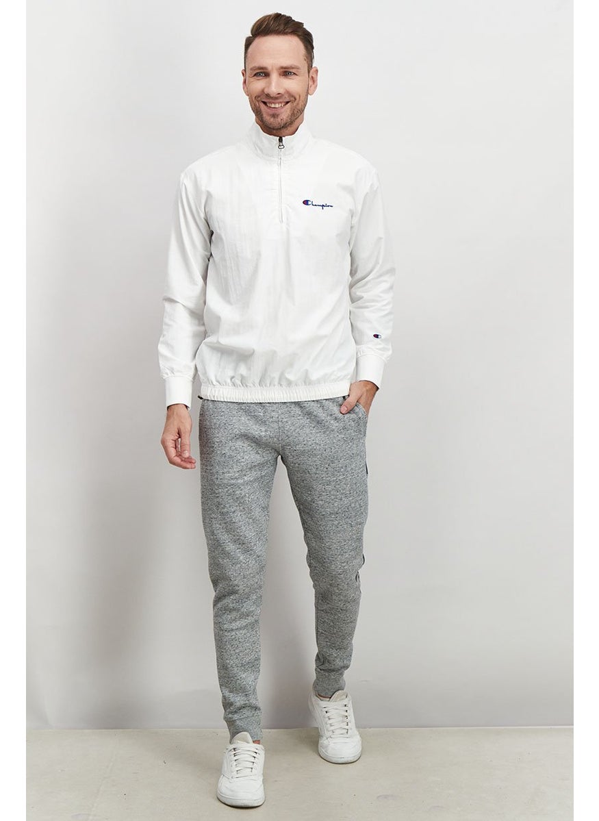 Champion Men Sportwear Fit Long Sleeve Training Sweatshirt, White  - Image 3