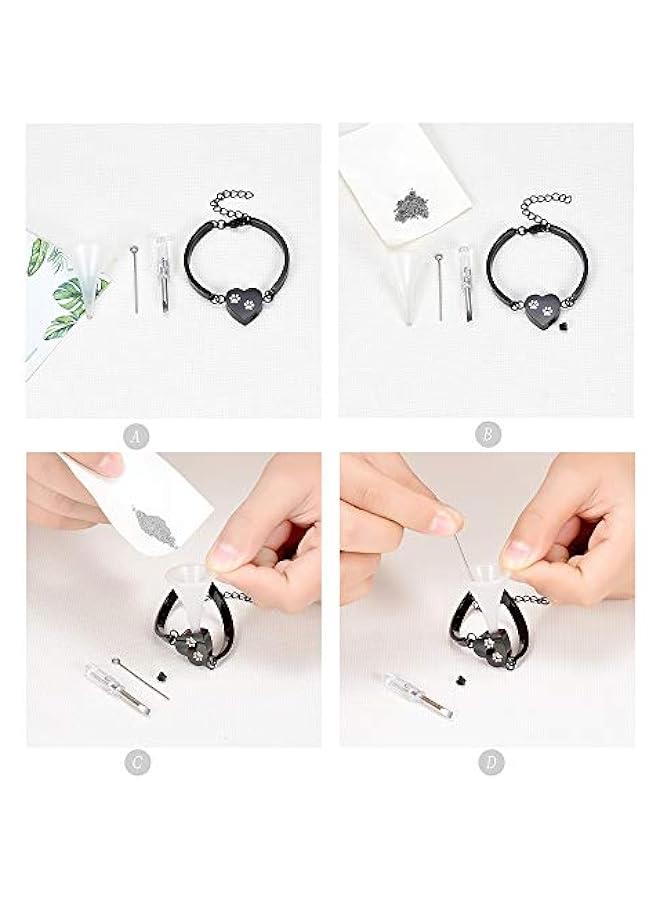 Arabest Heart Urn Bracelet for Ashes for Women Men Stainless Steel Cremation Jewelry Memorial Cuff Bangle for Loved Ones -Alway in My Heart - Image 4