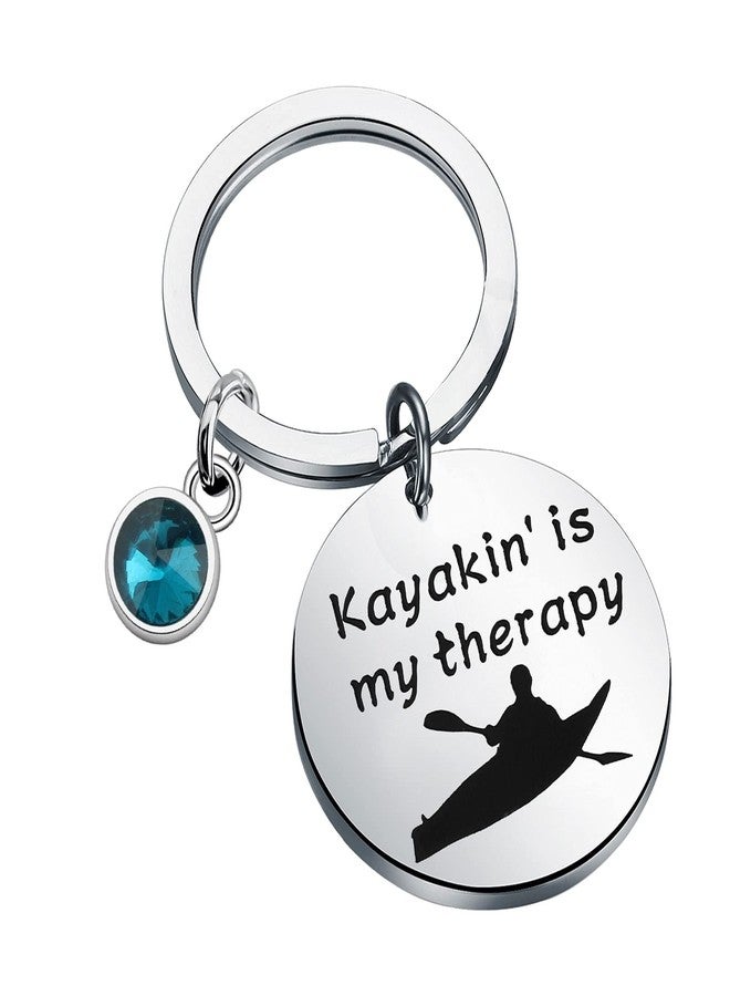 AKTAP Kayak Lover Gift Kayak Keychain Outdoor Adventure Lovers Jewelry - Image 1