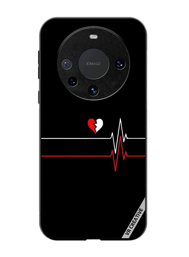 VR CREATIVE Protective Case Cover For Huawei Mate 60 Pro Plus Heartbeat Design Multicolour - Image 1