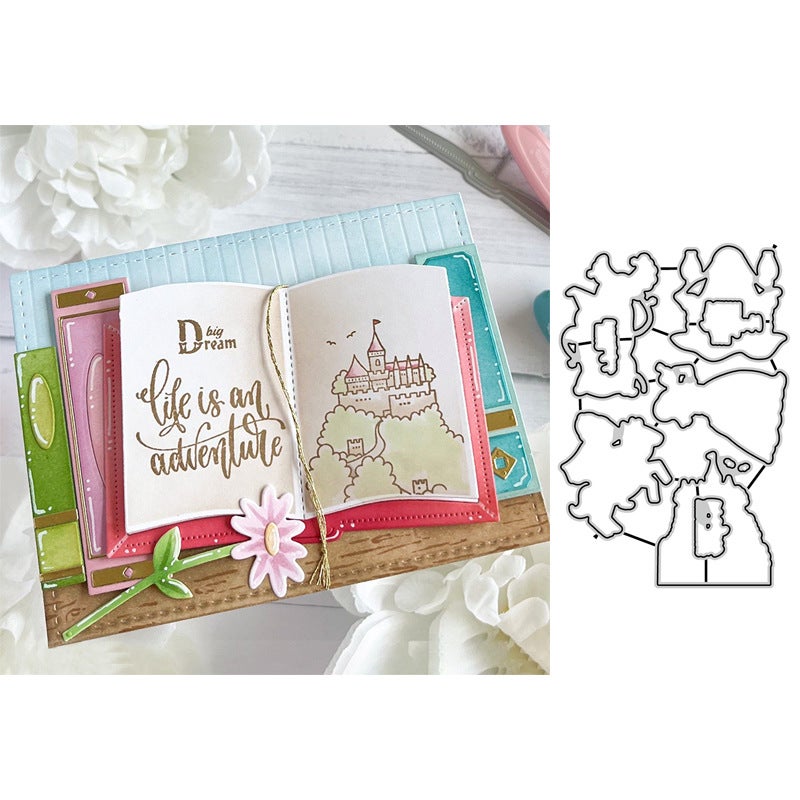 New Creative Greeting Card Mold Decoration Simple Folding Greeting Card Christmas Gift Message Card Hand-Painted Holiday - Image 1