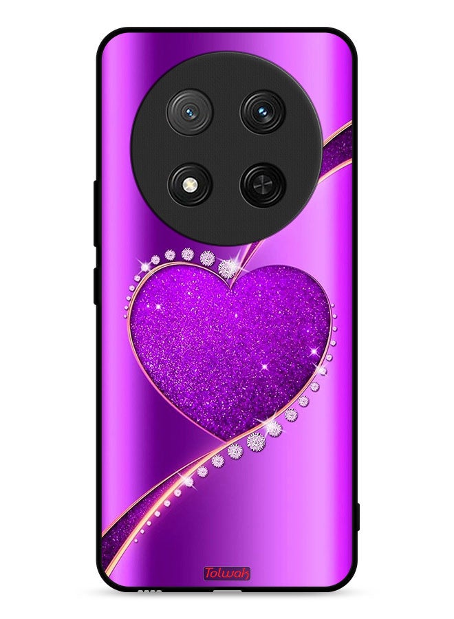 Tolwak Honor X9c 5G Protective Case Cover Glitter Heart - Image 1