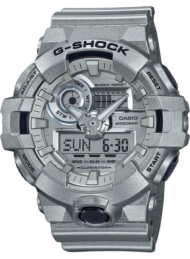 سعر ومواصفات G-SHOCK ساعة يد كرونوغراف من الستانلس ستيل GA-700FF-8ADR (Z69F65E6BF280EF8B3EE3Z) على Noon EG