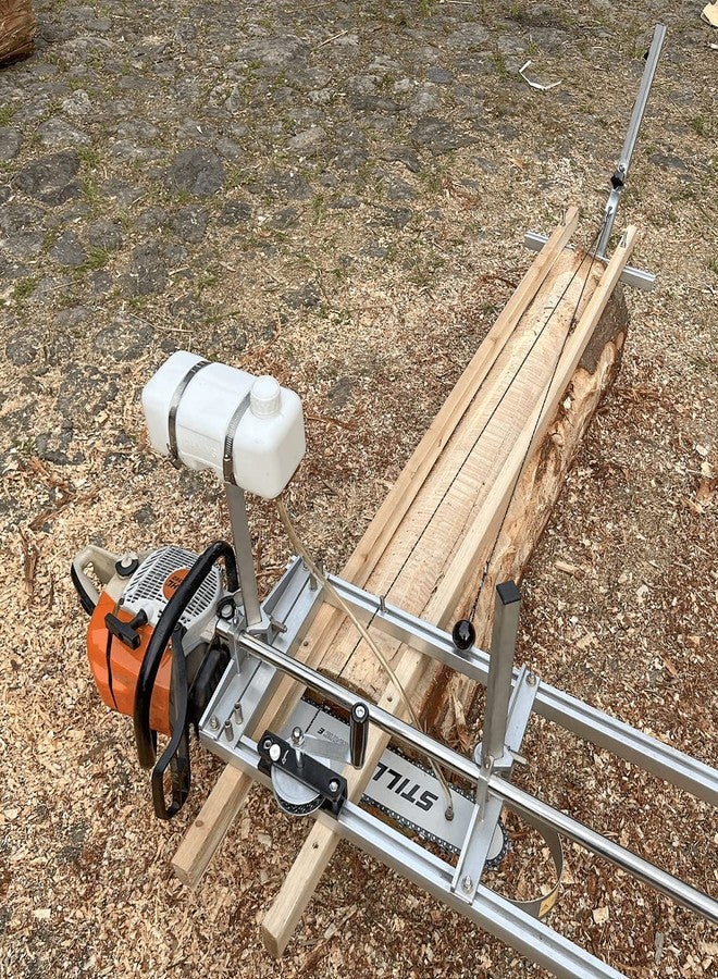 HOTYELL Chainsaw Mill Winch Kit for Chain Saw Milling - Efficient Chainsaw Accessories with Lever Arm, Perfectly Balances The Saw Mill, Easier and Smoother (Winch Kit + 4 Tree Felling Wedges) - Image 5