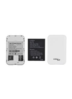 General WiFi Router Modem Router WiFi SIM Card WiFi LTE 3G/4G Router Mini Car Wireless Portable Unlock Modem with SIM Card Slot WiFi Router (White)  - Image 2
