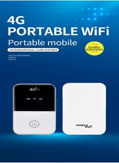 General WiFi Router Modem Router WiFi SIM Card WiFi LTE 3G/4G Router Mini Car Wireless Portable Unlock Modem with SIM Card Slot WiFi Router (White)  - Image 3