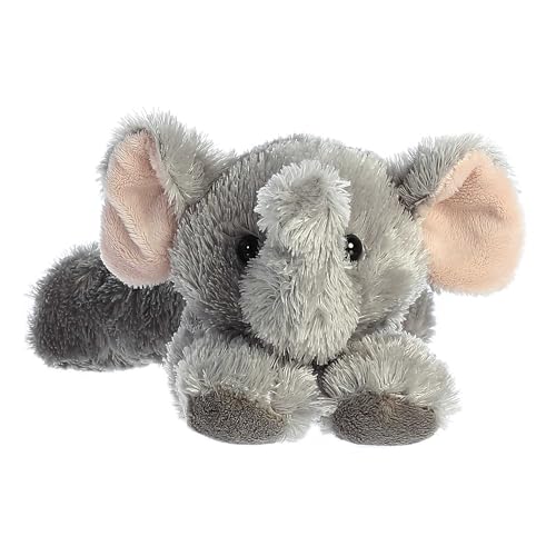 Aurora® Adorable Mini Flopsie™ Ellie™ Stuffed Animal - Playful Ease - Timeless Companions - Gray 8 Inches - Image 2