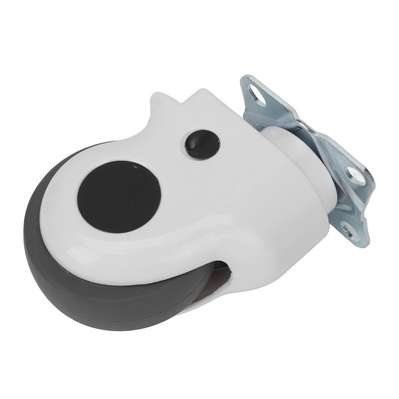 Heavy Duty Caster: 360 Degree Rotation Silent Premium Rubber Wheel - Reduced Operator Stress Easy Install Swivel Castor for Hospital Beds Equipment Carts Furniture Mobile Devices - Image 5