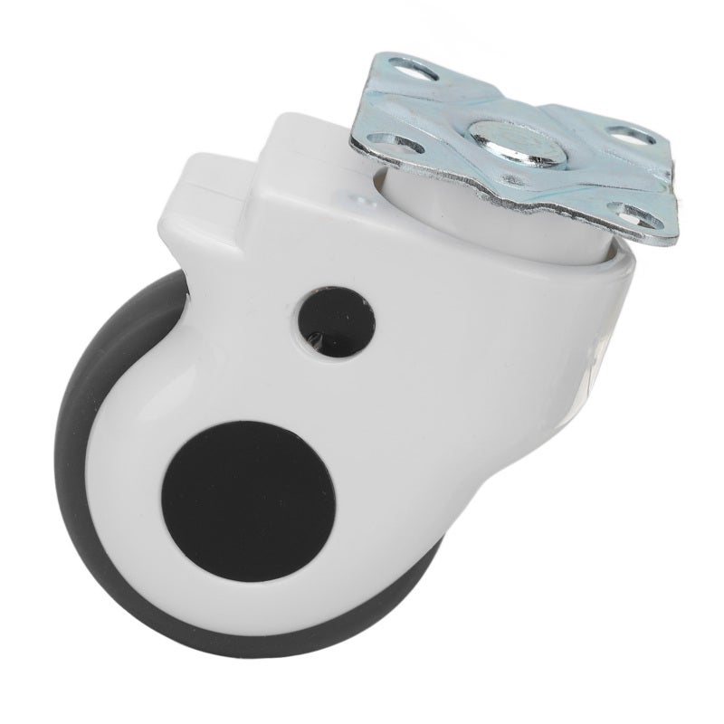 Heavy Duty Caster: 360 Degree Rotation Silent Premium Rubber Wheel - Reduced Operator Stress Easy Install Swivel Castor for Hospital Beds Equipment Carts Furniture Mobile Devices - Image 3
