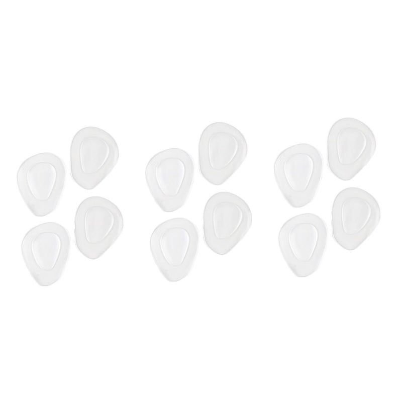 Thick Half Toe Pads For High Heels Non Slip Silica Gel Forefoot Protectors 6 Pairs - Image 2