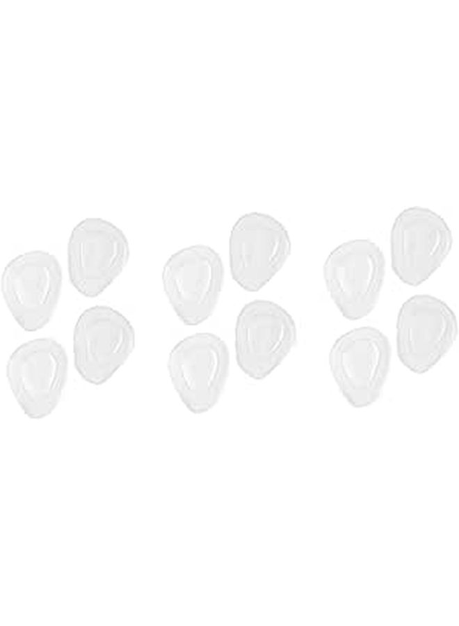 Thick Half Toe Pads For High Heels Non Slip Silica Gel Forefoot Protectors 6 Pairs - Image 1