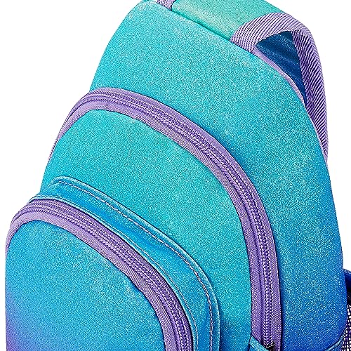 Choco Mocha Kids Sling Bags for Girls Crossbody Bag Girls Purses for Kids 8-10 10-12, Glitter Purple - Image 4