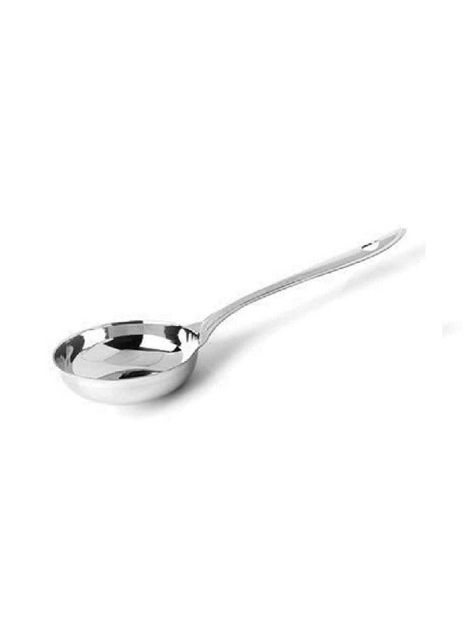 Dynore Round Stainless Steel Dosa Batter Spatula/Dosa Ladle Spoon/Dosa laddle spoodle- Set of 2 - Image 2