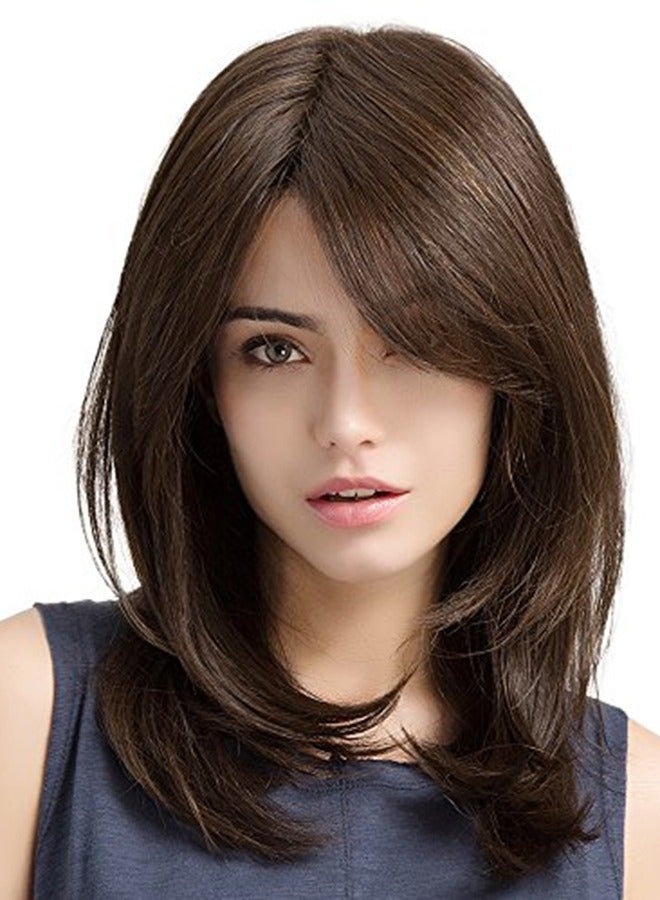 باروكة طويلة مستقيمة طبيعية وصحية