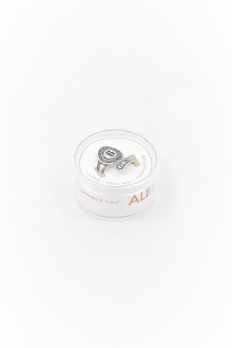 ALEX AND ANI Women Stainless Steel Number 6 Spoon Ring, Sliver  - Image 3