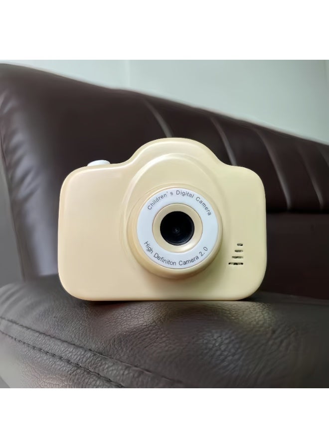 HD Dual-Camera Digital Camera, 1080P Children's Digital Camera, with 40 Megapixels, 32GB Memory Card, 4x Zoom, MP3 Function, Multiple Games, Suitable for Girls, Boys, Teenagers, Students, Yellow - Image 1