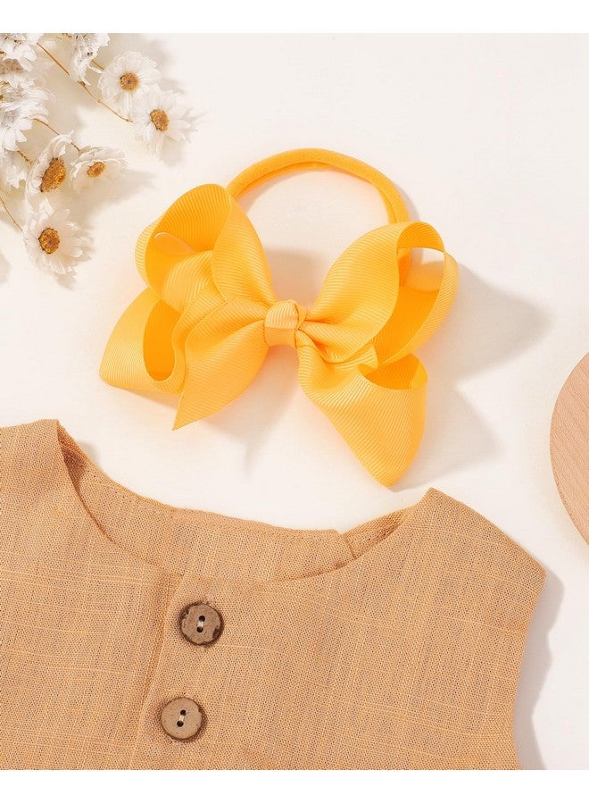 چولي بوز 40 قطعة 4 بوصات من شرائط الحرير الخشن للأطفال البنات ربطات شعر مرنة من النايلون إكسسوارات شعر للأطفال حديثي الولادة - Image 1