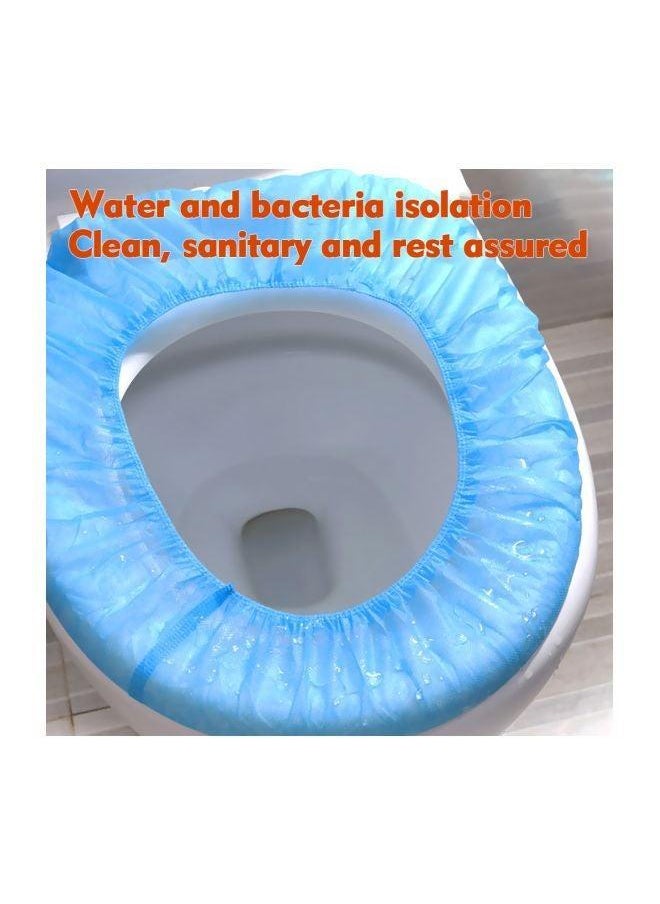 Generic 30-Piece Disposable Toilet Seat Cover Set Blue  - Image 3