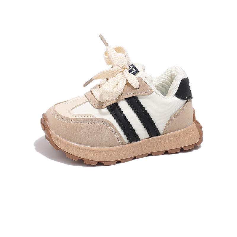 Men'S Baby Leather Sneaker 2025 New Children'S Shoes Children'S Casual Breathable Torre Shoes For Learning To Step - Image 1
