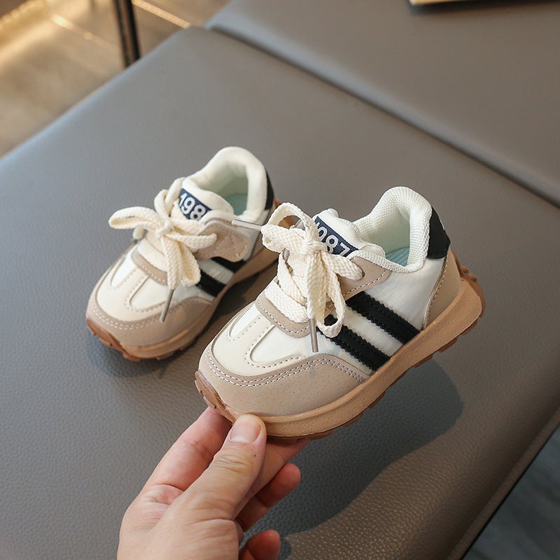 Men'S Baby Leather Sneaker 2025 New Children'S Shoes Children'S Casual Breathable Torre Shoes For Learning To Step - Image 4