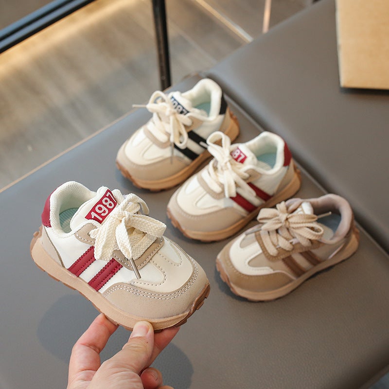 Men'S Baby Leather Sneaker 2025 New Children'S Shoes Children'S Casual Breathable Torre Shoes For Learning To Step - Image 3