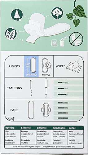 Natracare Panty Liners Mini 30 Count (6 Pack) - Image 3