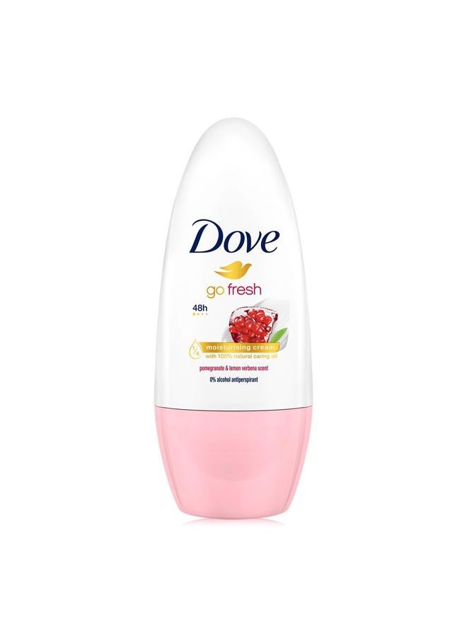 Dove Go Fresh Roll-On Antiperspirant 50Ml Pomegranate & Lemon Verbena 2-Pack - Image 2