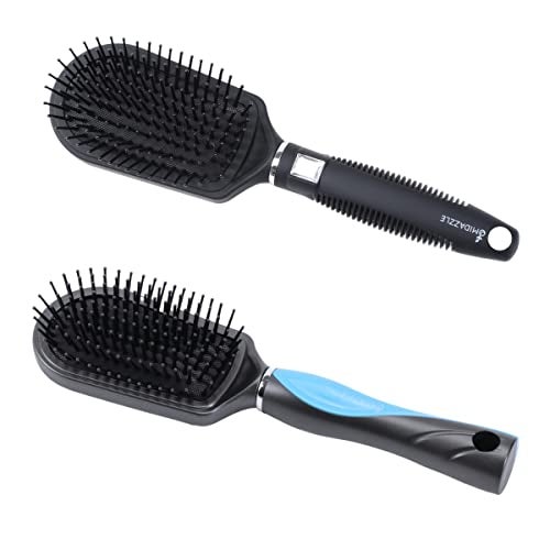Omidazzle Midazzle Premium Cushioned & Paddle Hair Brush for Men & Women - Pack of 2 (HB2-18) - Image 3