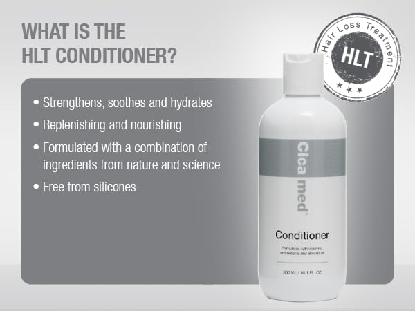 Cicamed Hair Loss Treatment Conditioner - Strengthening Conditioner with Panthenol, Vitamin B5 & Wheat Protein for Fuller, Healthier Hair - Silicone & Sulfate-Free - 10.1 fl oz (300ml) - Image 2
