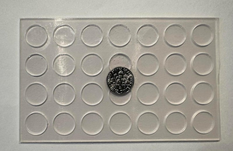 PACIFIC Glass Table Top Bumpers. Non Slip. Self Adhesive Pads Keeps Glass Table Top from Sliding! - Image 4