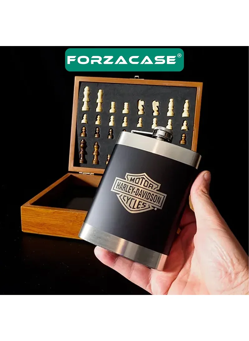 Forzacase Portable Stainless Steel Drinking Flask Hip Flask 9 Oz / 270 ml - FC680