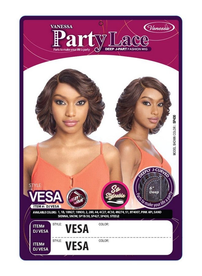 Party Lace Synthetic Hair Deep J Part Wigdj Vesa (Bt4007)