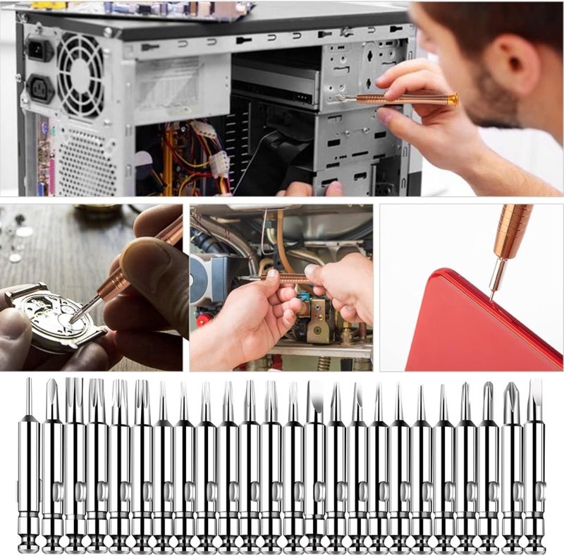 VMTRONIX 60 Watts Temperature Adjustable Soldering Iron Kit Set With 5 Additional Copper Tips (Pack of 13) - Image 2