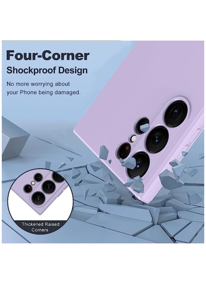 YoYoTech Samsung Galaxy S23 Ultra Case Liquid Silicone Shock-Proof,Soft Rubber Gel Matte Finish - Image 2