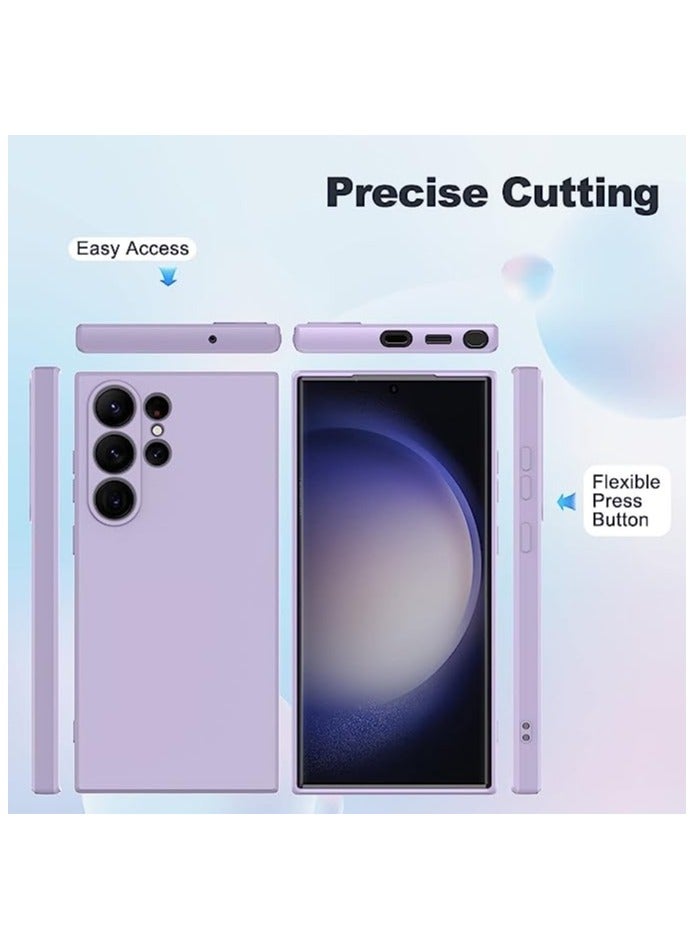 YoYoTech Samsung Galaxy S23 Ultra Case Liquid Silicone Shock-Proof,Soft Rubber Gel Matte Finish - Image 5