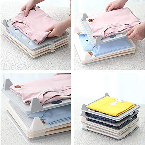 mechdel Effortless Closet Organiser | 10 PCS | (LIGHT GRAY) - Image 3