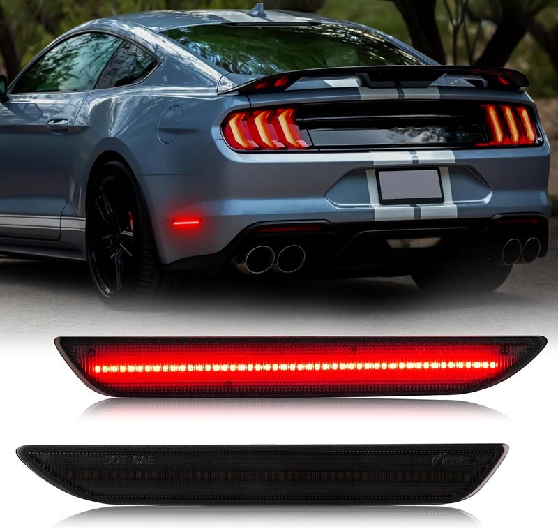 SHINEFIT Sequential LED Rear Side Marker Light for Mustang 2015-2023 - Image 1