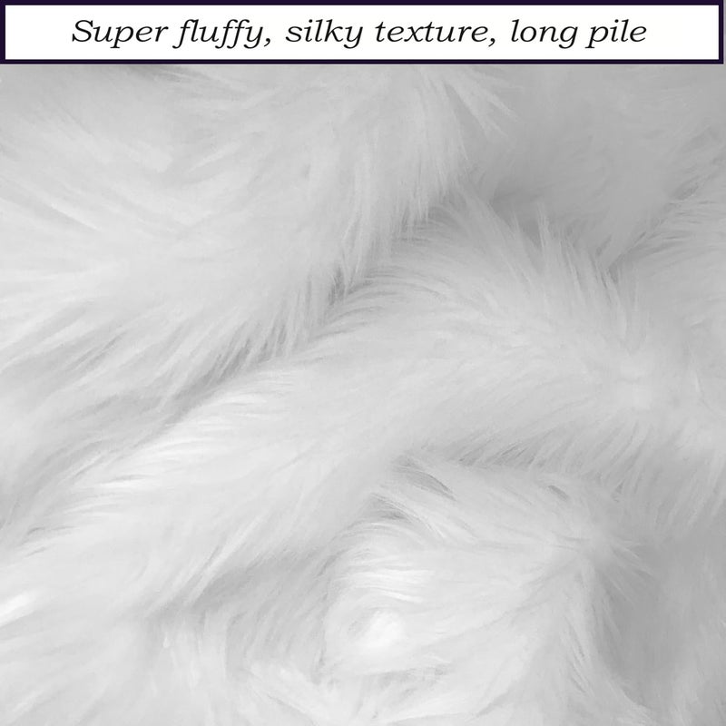 Brownmonkey Solid Fabric Cloth For Baby Photoshoot, Soft Toys Making, Art And Craft,Costume, Dresses, Jackets, Decoration Props Background Mat For Pictures Etc (White, 30X30) - Image 4