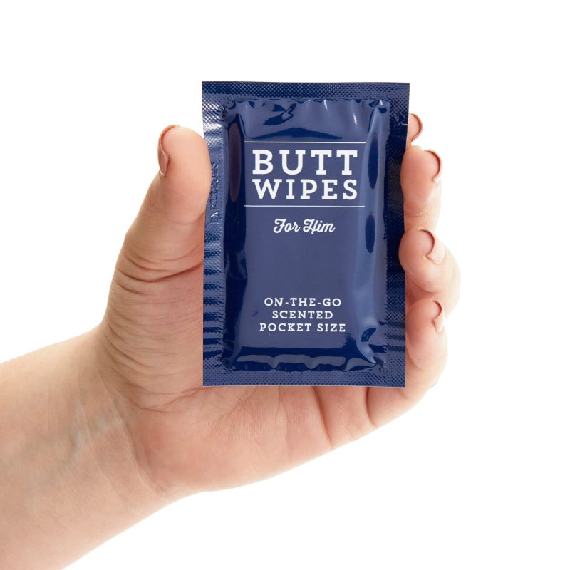 BLUE PANDA Flushable Wipes - Individually Wrapped Wipes for Adults - Soothing Aloe Vera Scent - Compact Travel Toilet Paper - 100 Count, Blue, Aloe Vera - Image 5