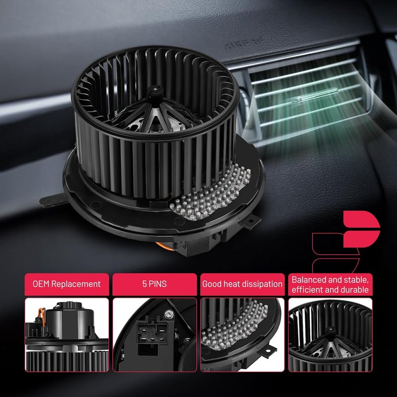 BDFHYK AC Heater Blower Motor Fan 700241 for Audi and VW Models - Image 3