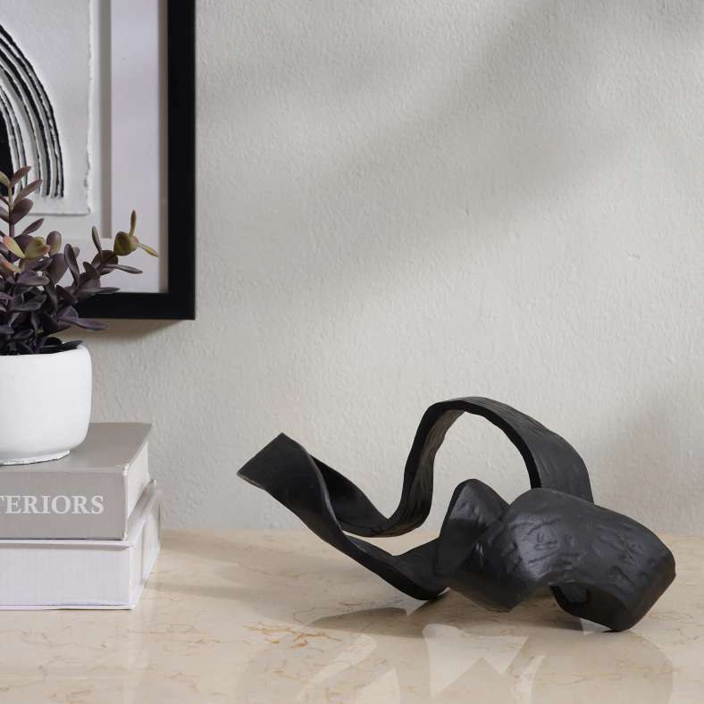 Pan Home Modern Decor Accent 24x20x12cm- Black - 112WWL9900026 - Image 1