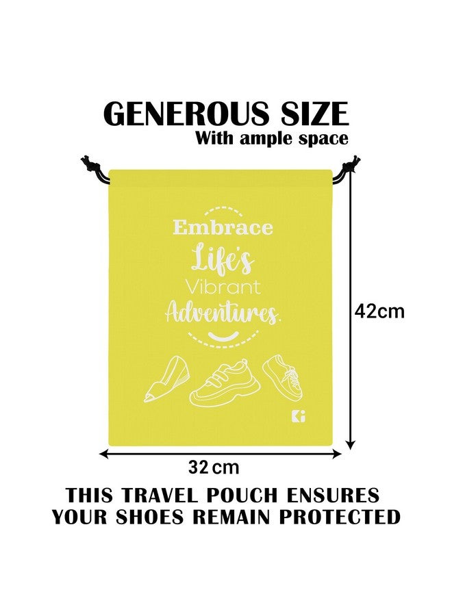 Kuber Industries Kuber Industries Pack of 8 Travel Packing Bags for Clothes|Travel Pouches|Packing Cubes Travel Organizer|Storage Organizer Bags for Travel-Hiking-Adventure|Laundry-Toiletry Bag|Small|Yellow  - Image 3