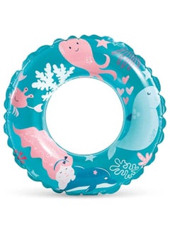 INTEX 59242NP-Inflatable Swim Ring 61cm/24", Blue-Octopus 