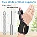PKSTONE Thumb BraceThumb Spica Splint Adjustable Breathable Wrist SplintHand Brace for Right and Left Hand Pain Relief Thumb Wrist Support for Carpal Tunnel Arthritis Tendonitis Sprains Rose L - Image 4