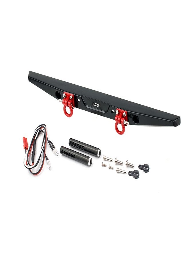 LCX Racing 1/10th RC Crawler Car CNC Machined Aluminum Alloy Rear Bumper for Traxxas TRX4 TRX6 Axial SCX10 SCX10 II 90046 90047 D90, Upgrades Parts Accessories - Image 1