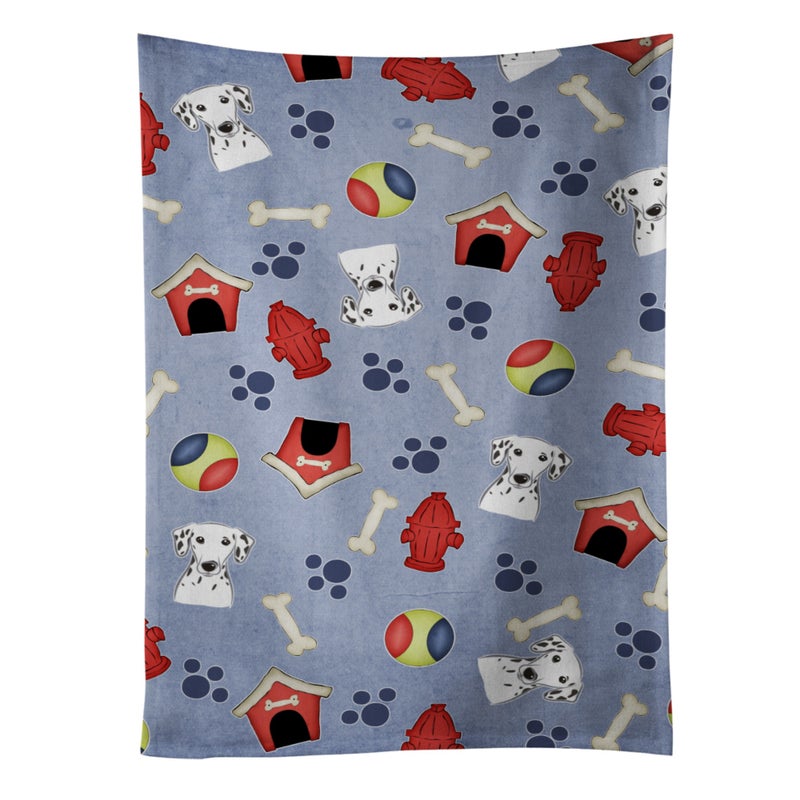 Caroline's Treasures ""Caroline's Treasures BB3989KTWL Dog House Collection Dalmatian Kitchen Towel  25"""" x 15""""  Multicolor""