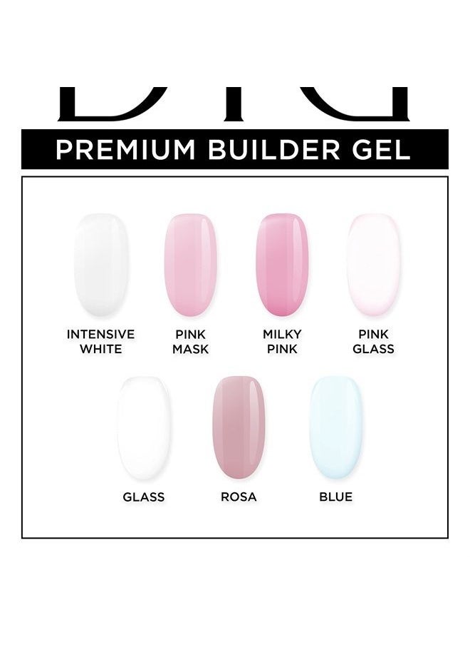DIDIER LAB - Builder Gel Rosa - Hard Gel Builder for Nails Extension - Nail Strengthener Hardener - Nail Art - Nail Extension Builder gel For Professional and Beginners - UV LED Lamp - 0.53oz - Image 1
