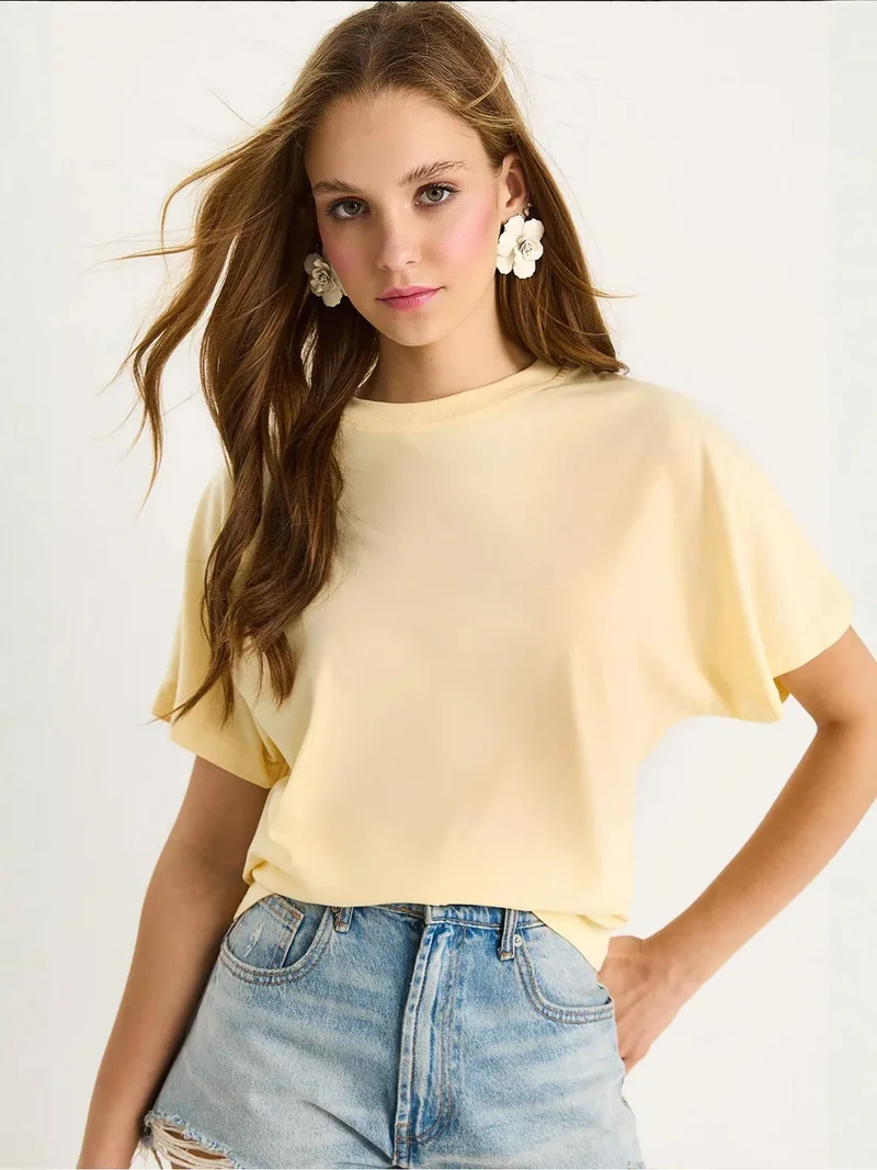 بيانكو لوتشي تيشيرت قطن بياقة دائرية من لوكسي