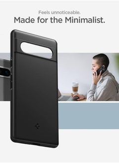 Spigen Thin Fit for Google Pixel 7a Case Cover (2023) - Black  - Image 2